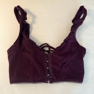 Maha Devi corset flow top